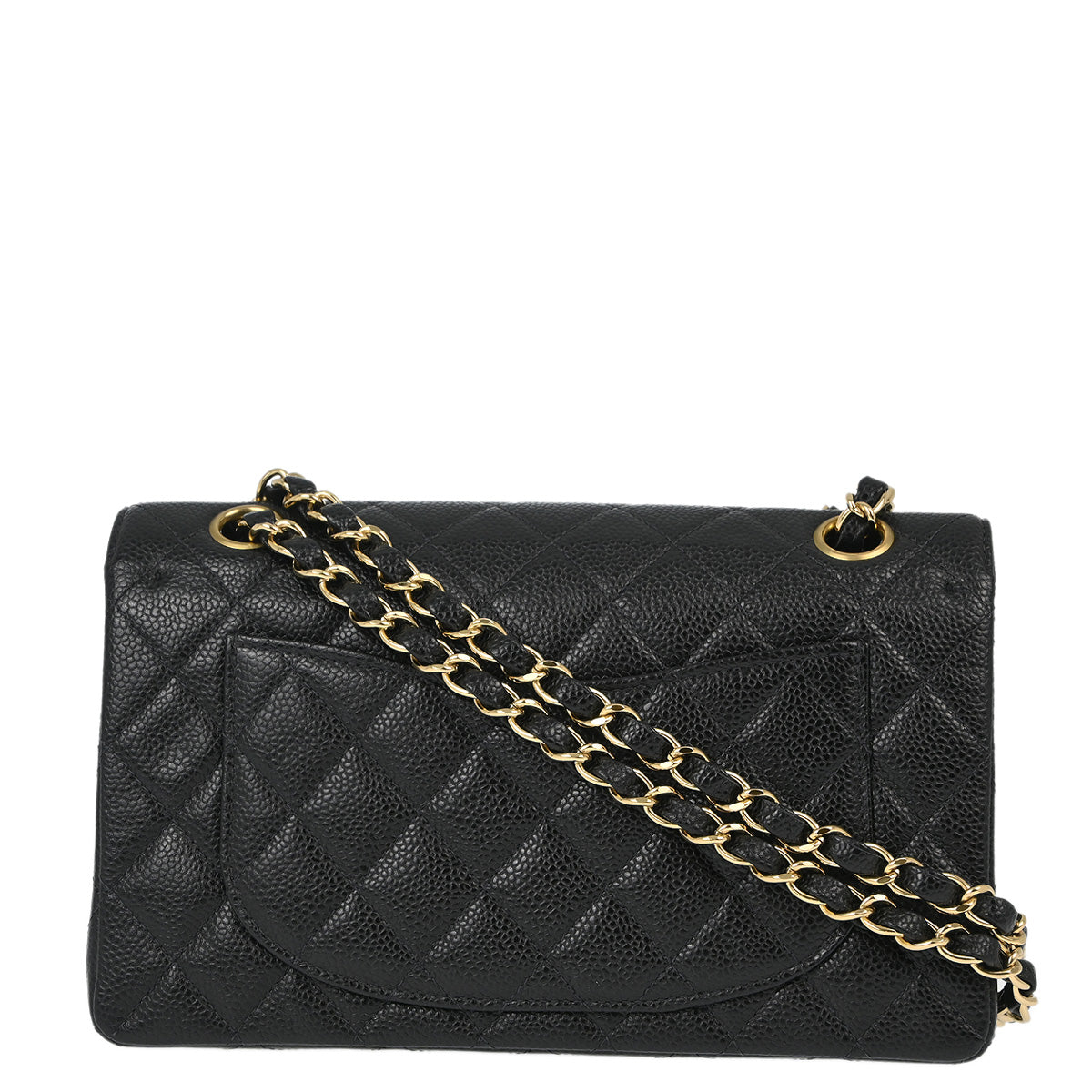 Chanel Flap Small Classic Caviar Black Shoulder Bag Style 2