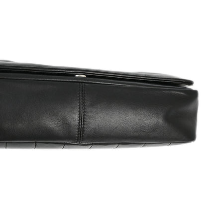Chanel Black Lambskin Choco Bar Chain Shoulder Bag