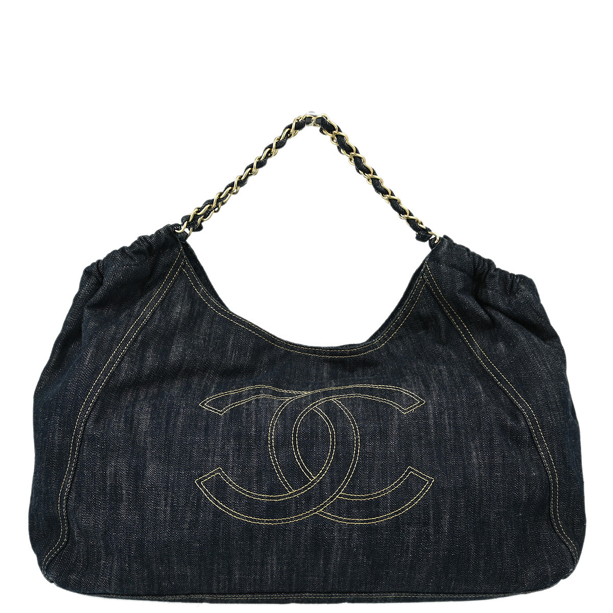 Chanel Blue Coco Cabas Tote Handbag