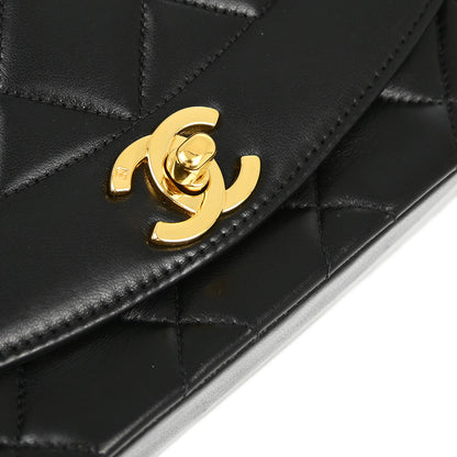 Chanel Small Lambskin Black Shoulder Bag Style 2