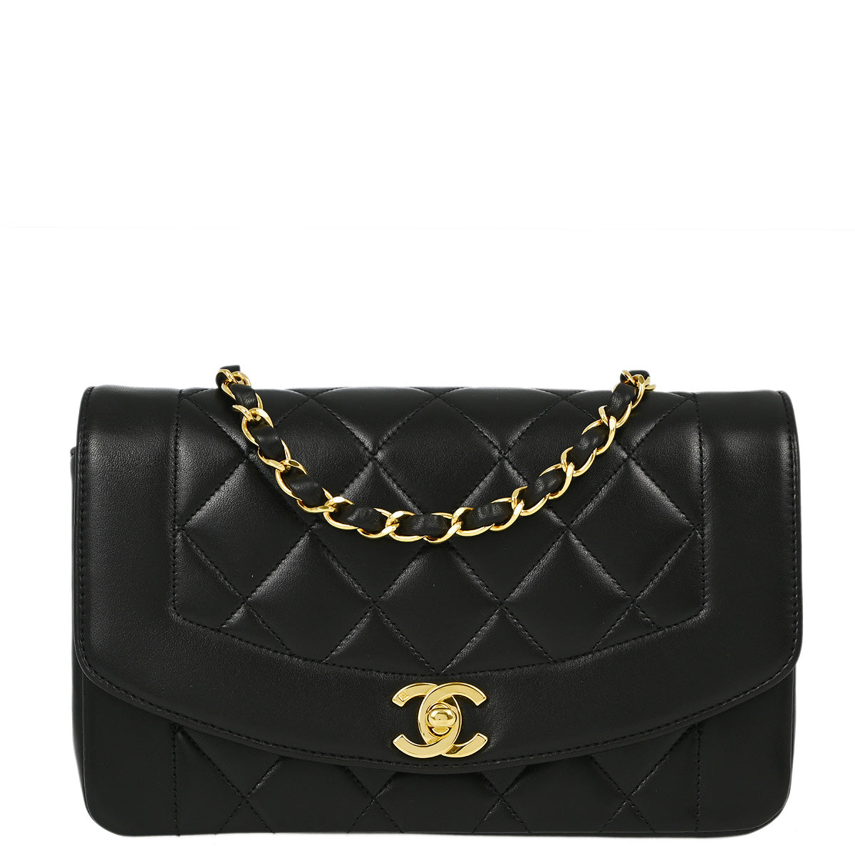Chanel Small Lambskin Black Shoulder Bag Style 4