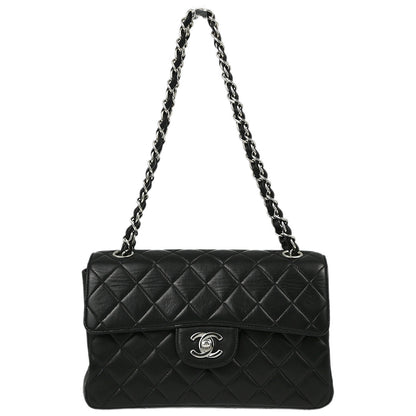 Chanel Classic Flap Lambskin Black Shoulder Bag Style 2