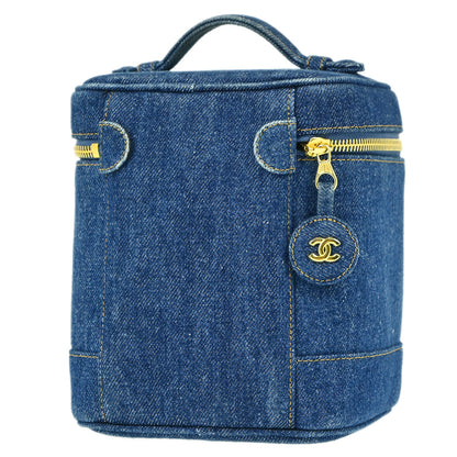 Chanel Vanity Blue Luxury Handbag Style