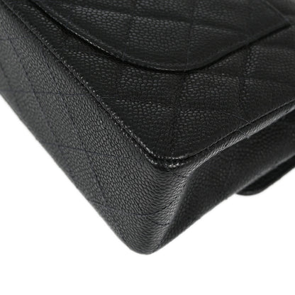 Chanel Flap Small Classic Caviar Black Shoulder Bag Style