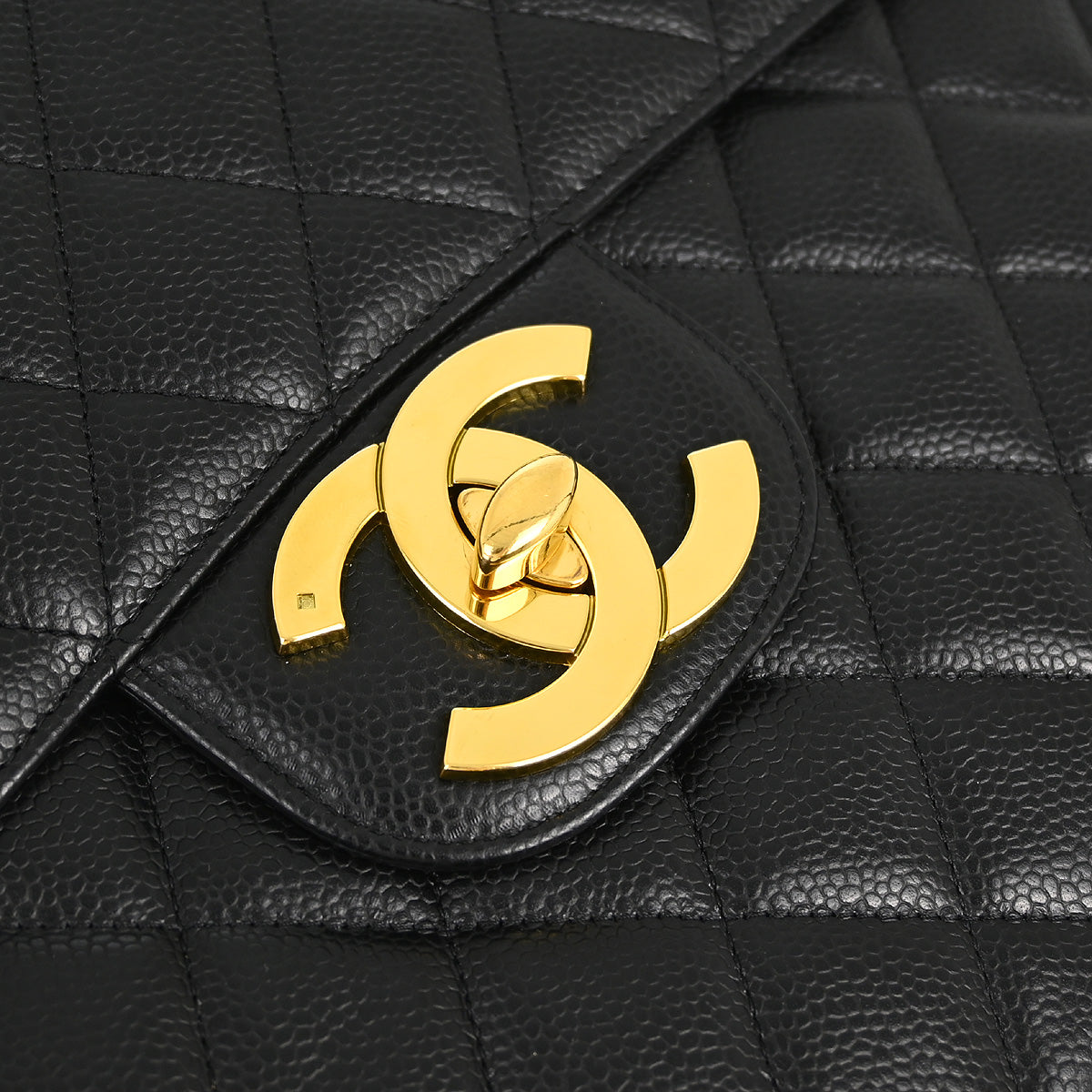 Chanel Classic Flap Caviar Black Shoulder Bag Style