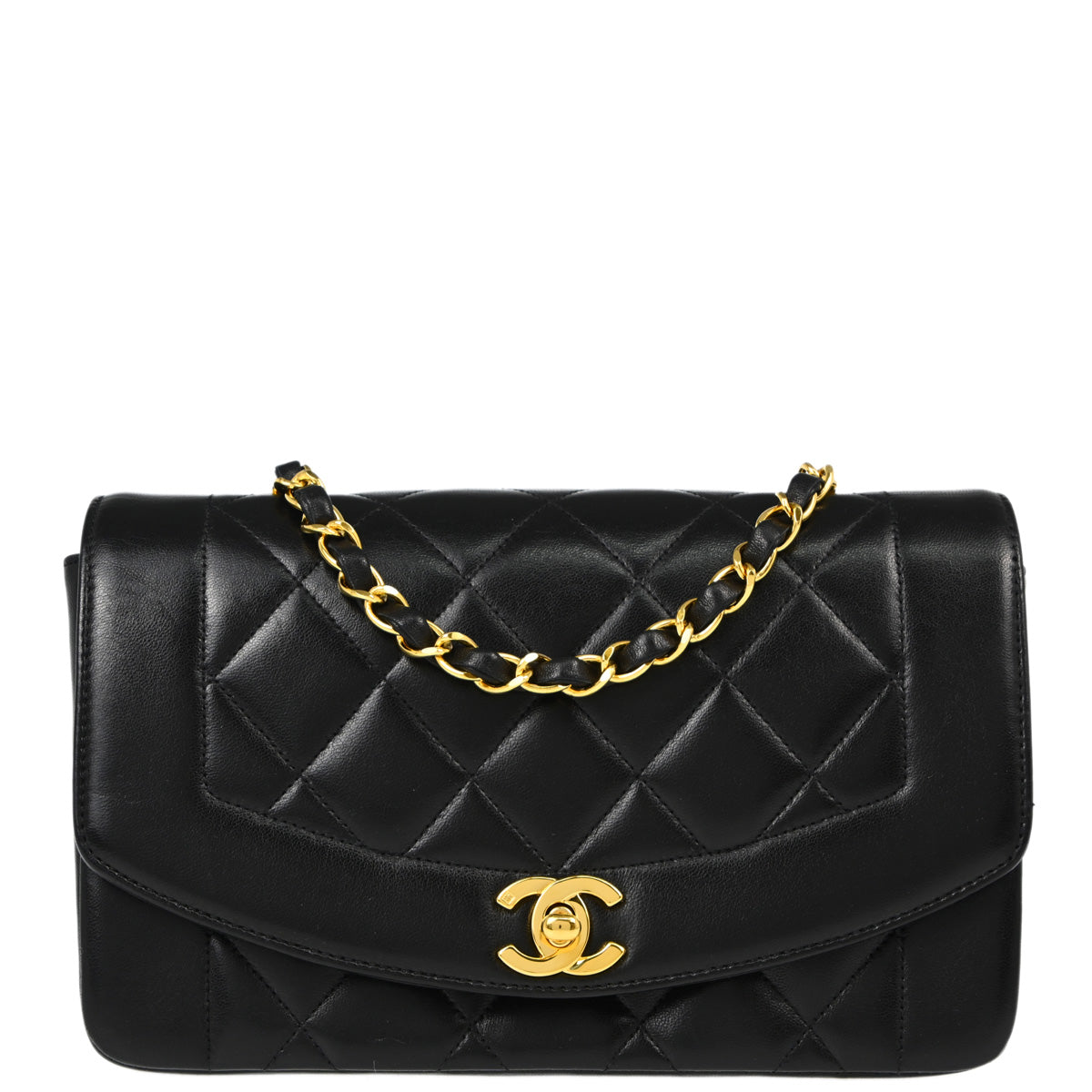 Chanel Small Lambskin Black Shoulder Bag Style
