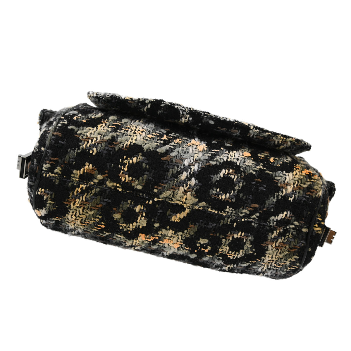 Chanel Black Tweed Shoulder Bag