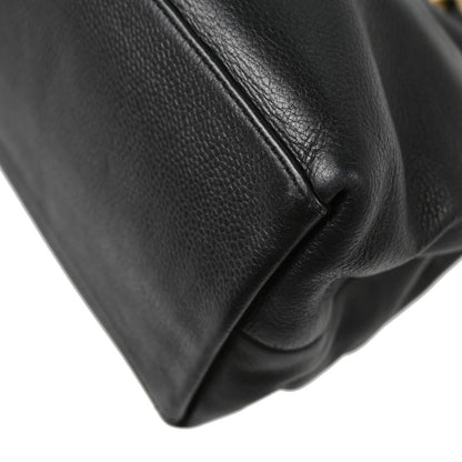 Chanel Black Calfskin Tote Handbag