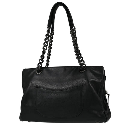 Chanel Caviar Black Chain Tote Style 2