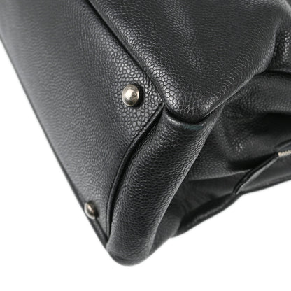 Chanel Caviar Black Chain Tote Style 2
