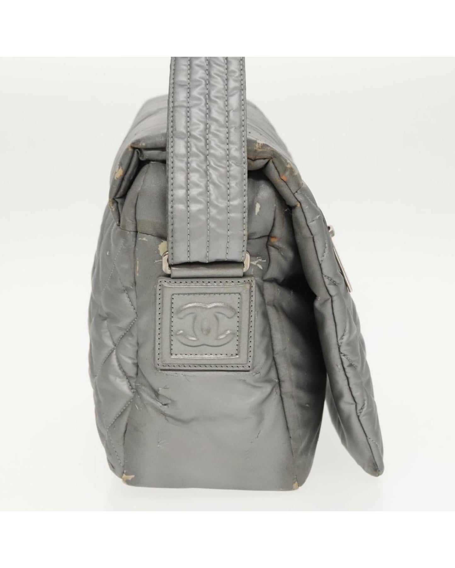 Quilted Nylon Crossbody Bag
