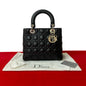 Dior Handbag lambskin black Lady Dior