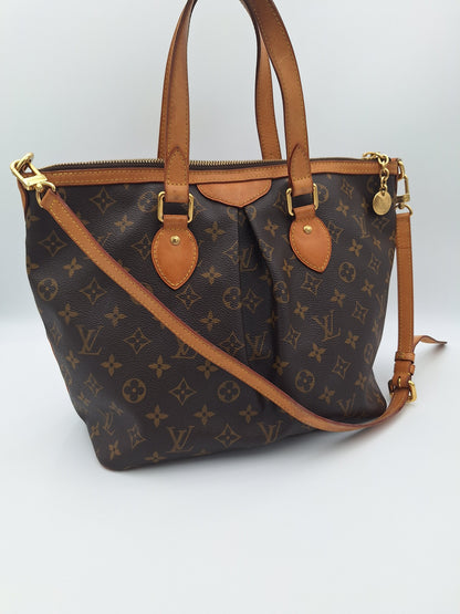 LOUIS VUITTON MONOGRAM PALERMO PM SHOULDER BAG (M40145)