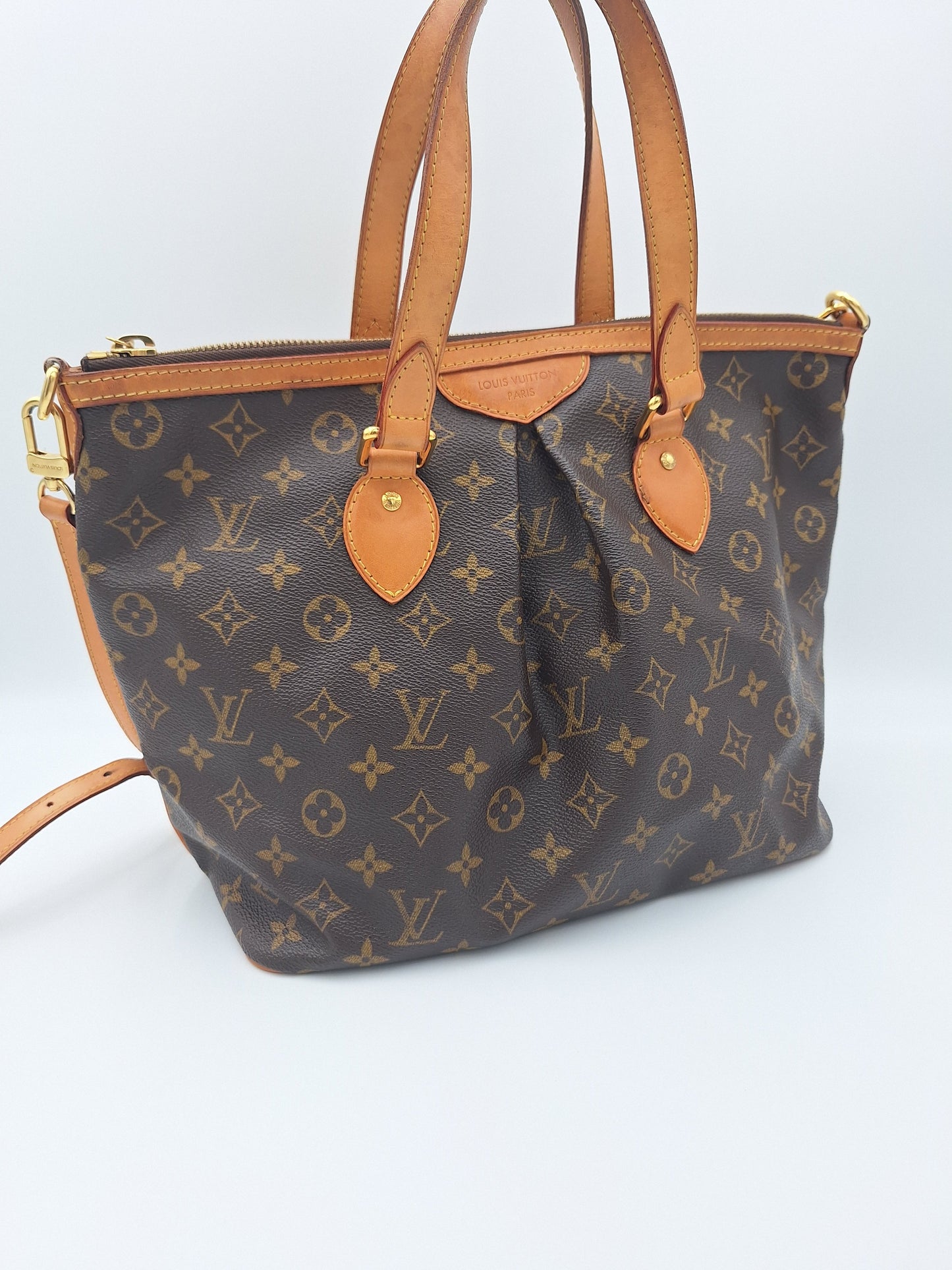 LOUIS VUITTON MONOGRAM PALERMO PM SHOULDER BAG (M40145)