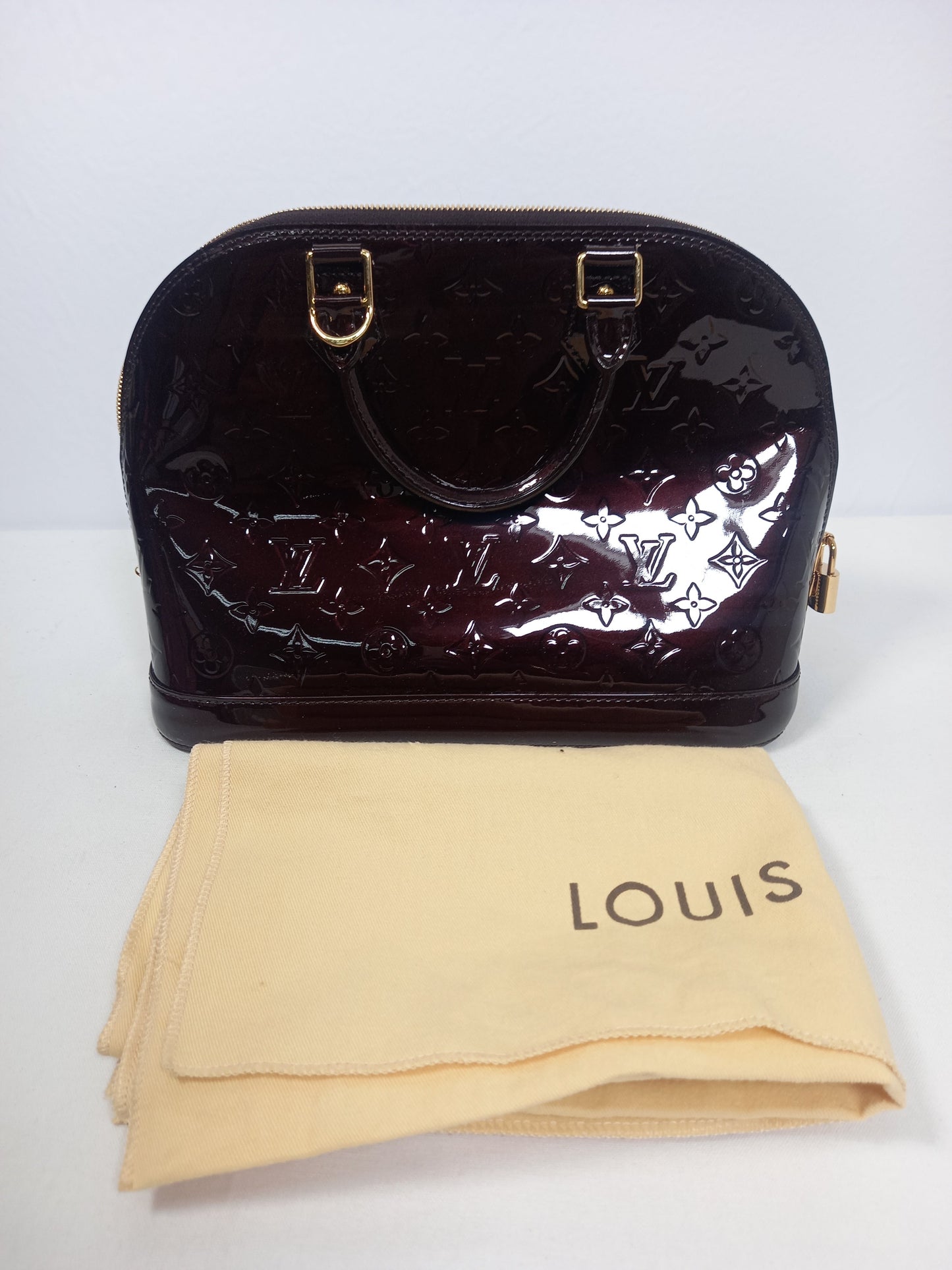 M0804P2 Louis Vuitton Amarante Vernis Alma PM (JP)
