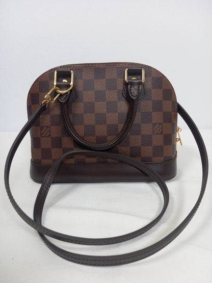 M0804P10 Louis Vuitton Alma BB in Damier Ebene (JP)