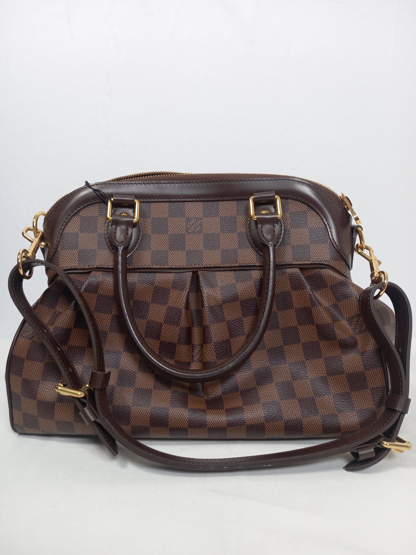 M0804P12 Louis Vuitton Trevi PM in Damier Ebene (JP)