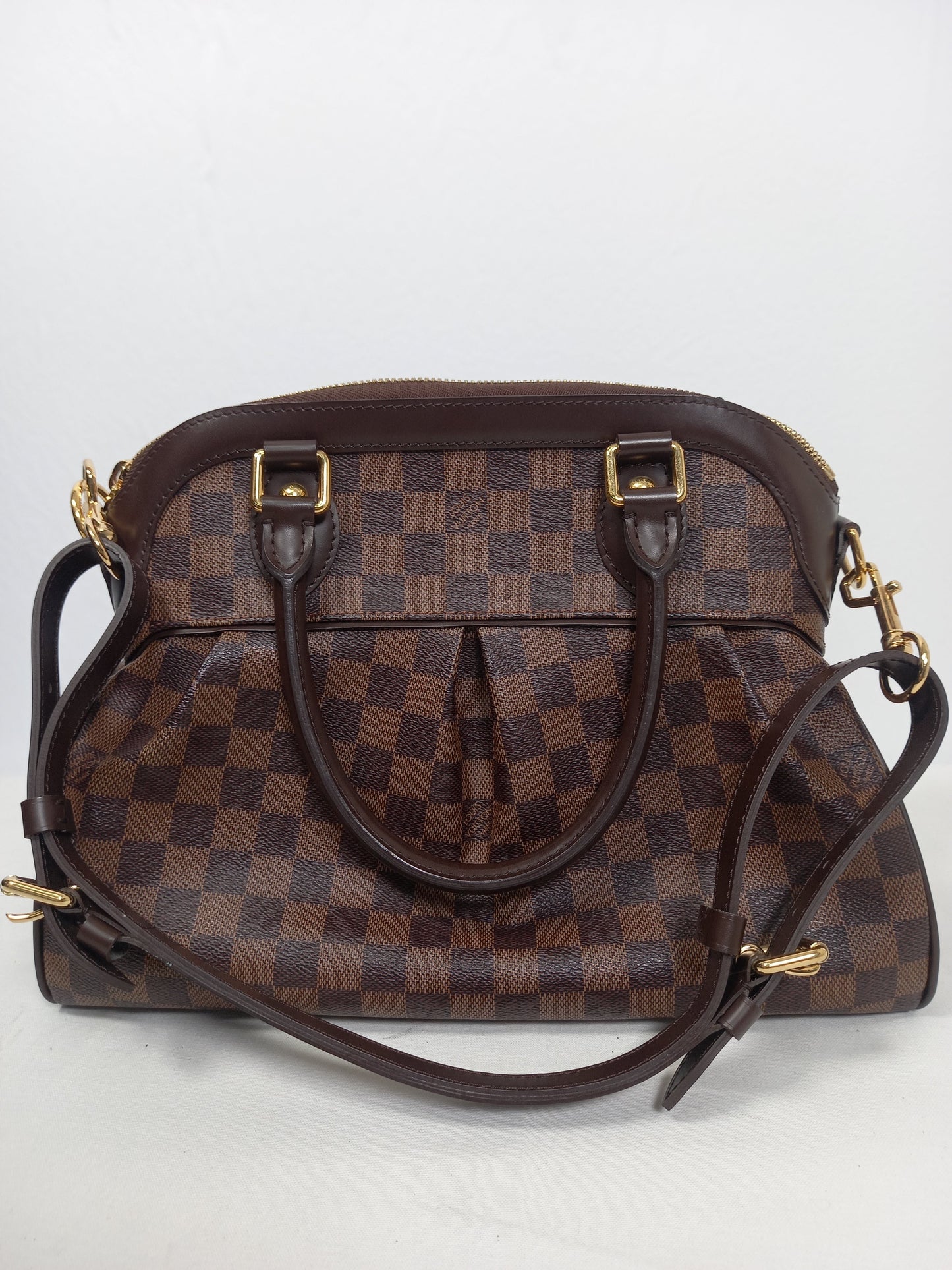 M0804P12 Louis Vuitton Trevi PM in Damier Ebene (JP)