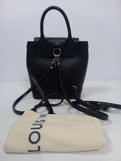 M0804P13 Louis Vuitton Calfskin Lockme Backpack Black (JP)