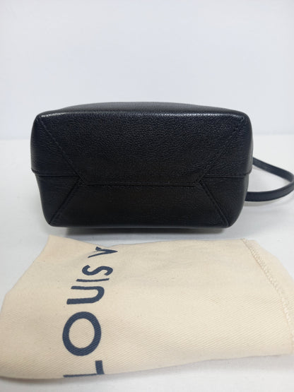 M0804P13 Louis Vuitton Calfskin Lockme Backpack Black (JP)