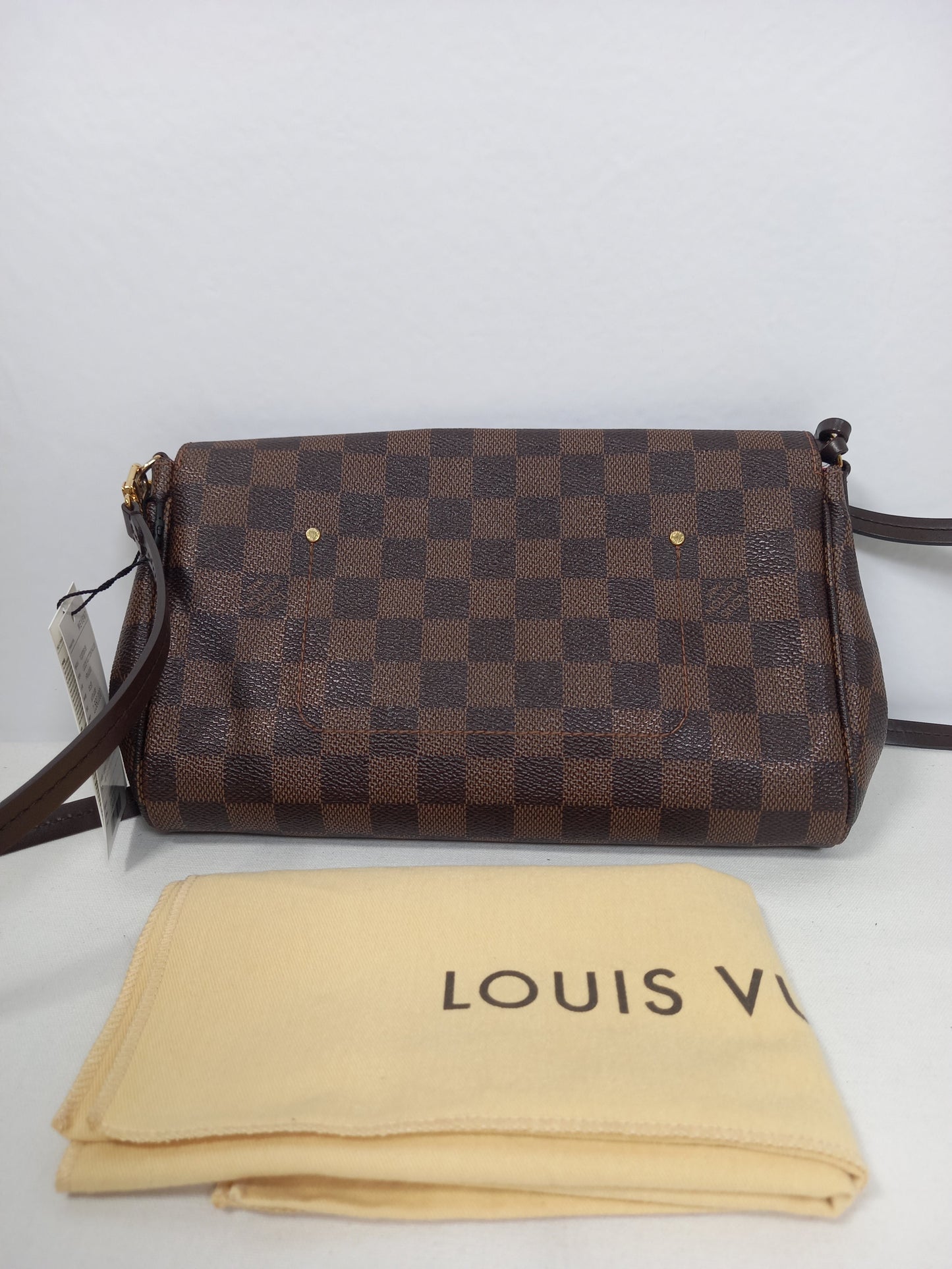 M0804P21 Louis Vuitton Damier Ebene Favorite MM Bag (JP)