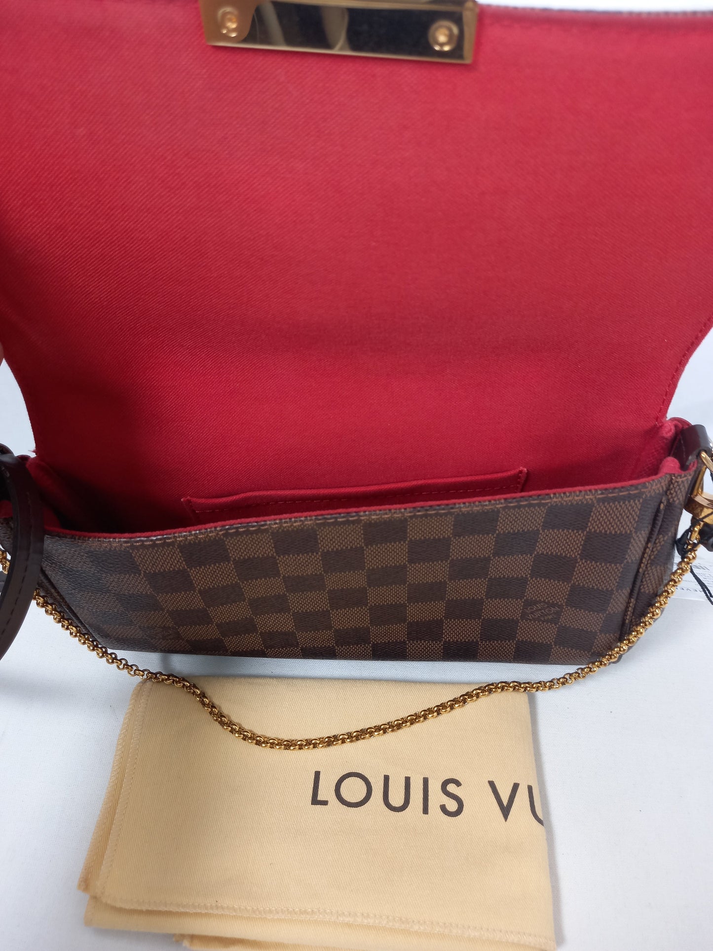M0804P21 Louis Vuitton Damier Ebene Favorite MM Bag (JP)