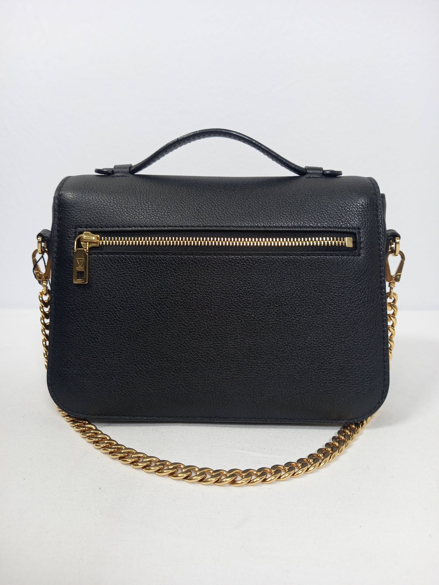 M0804P28 Louis Vuitton Grained Calfskin Lockme Oxford Black (JP)