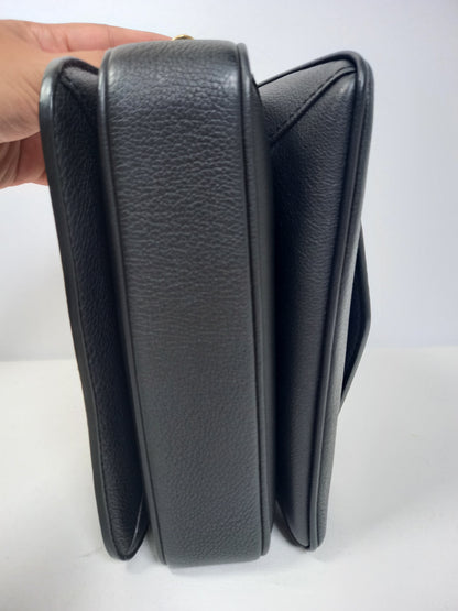 M0804P28 Louis Vuitton Grained Calfskin Lockme Oxford Black (JP)