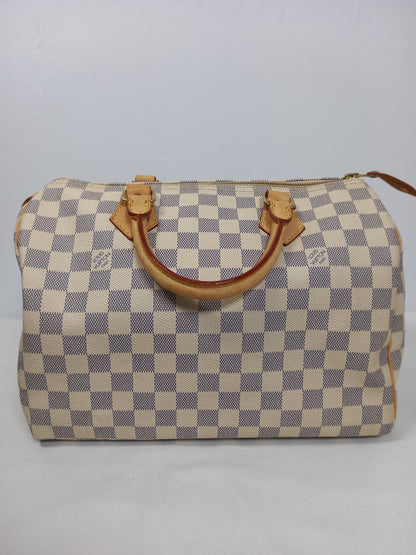 M0804P32 Louis Vuitton Damier Azur Speedy 30 (JP)
