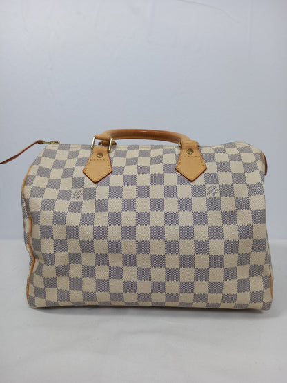 M0804P32 Louis Vuitton Damier Azur Speedy 30 (JP)