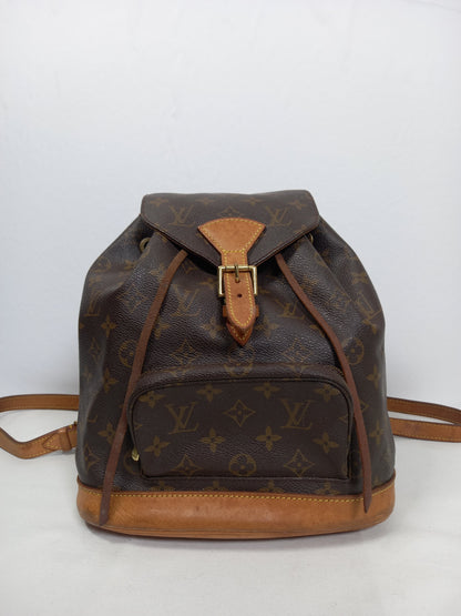M0804P35 Louis Vuitton Monogram Montsouris MM Backpack (JP)
