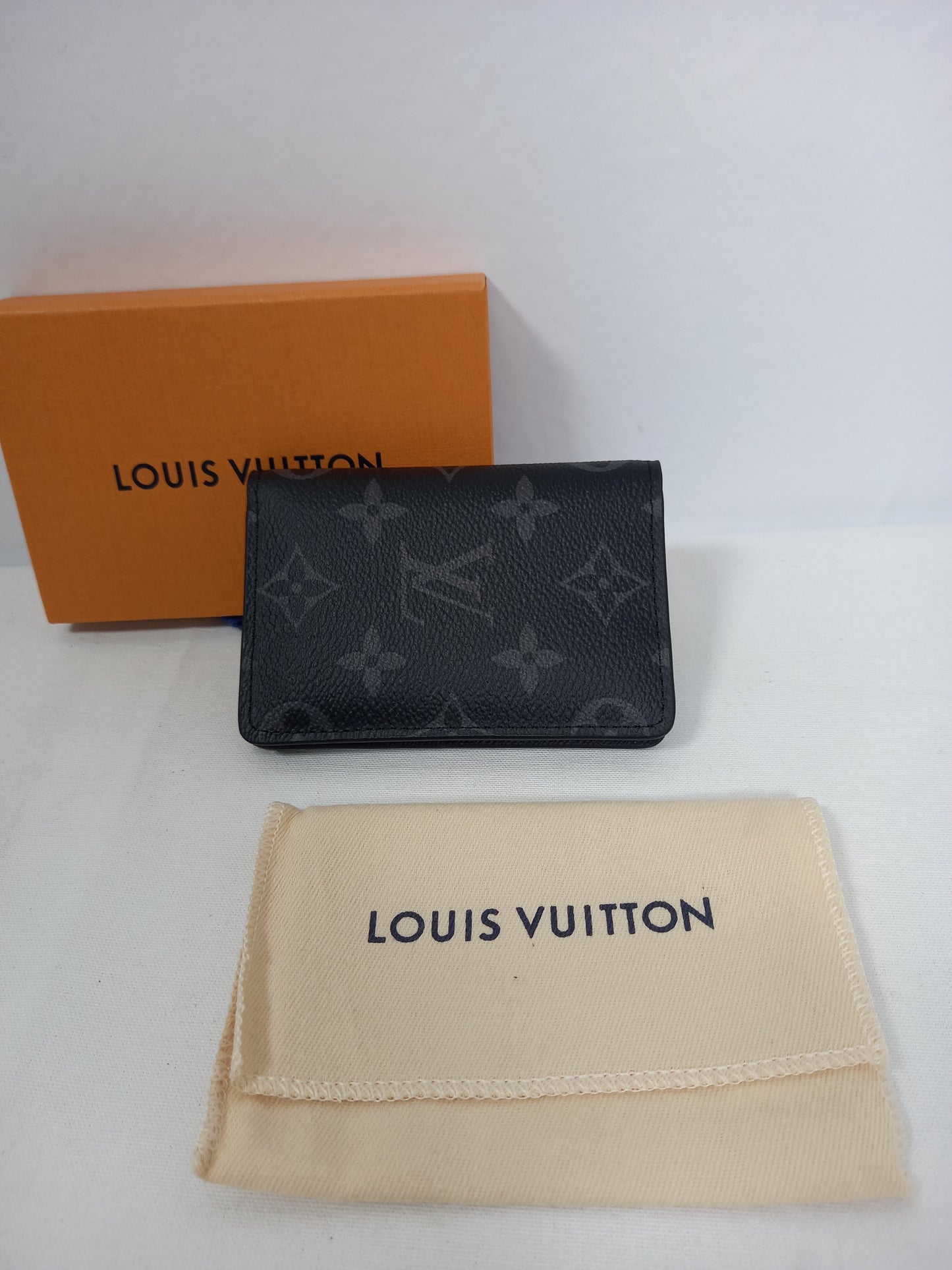 M0804P68 Louis Vuitton Monogram Eclipse Pocket Organizer (JP)