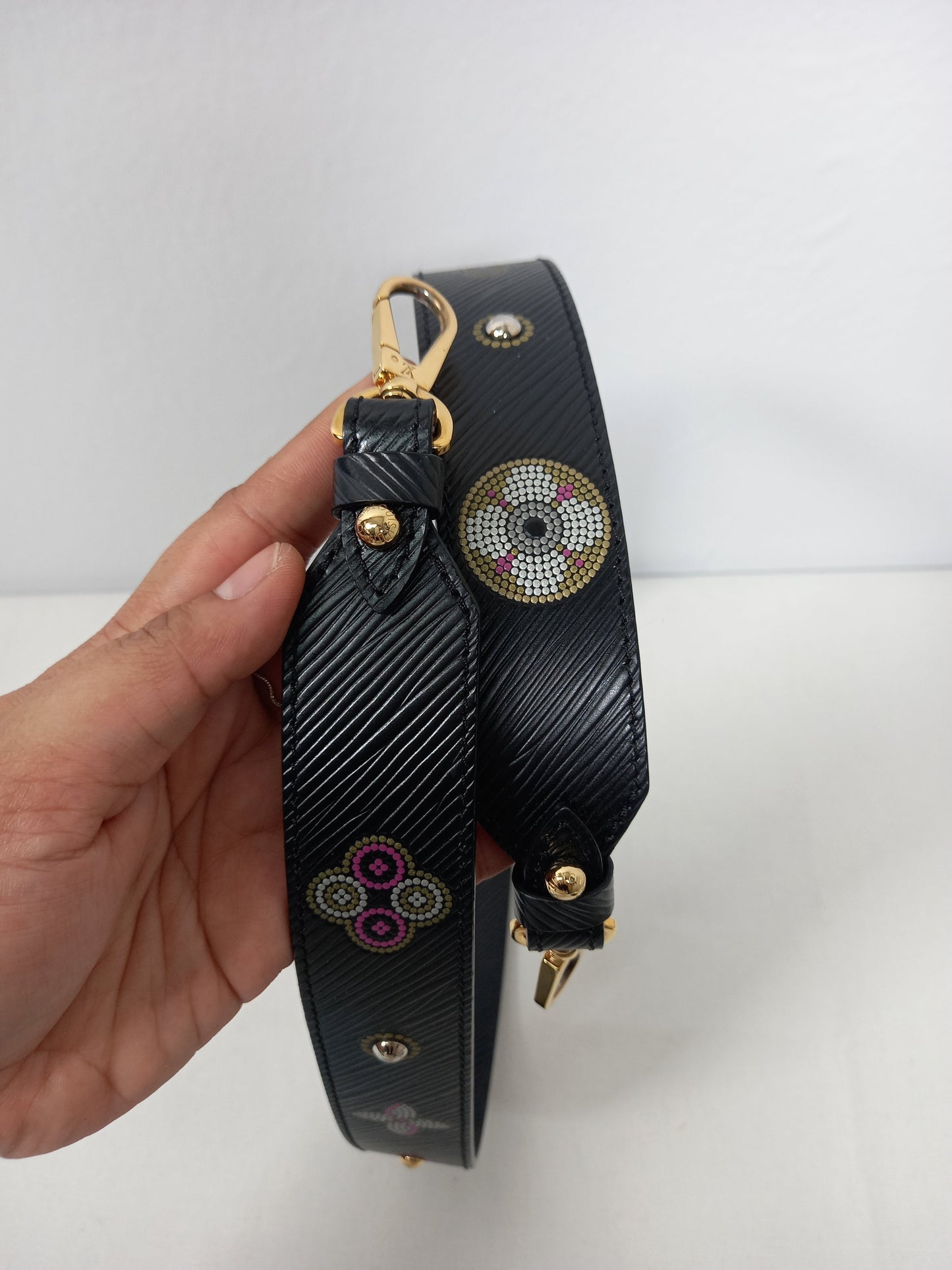 M0804P69 Louis Vuitton Epi Bead Embroidery Print Bandouliere Shoulder Strap (JP)