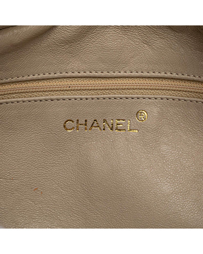 Quilted Lambskin Leather Camera Crossbody Bag with Chain Strap