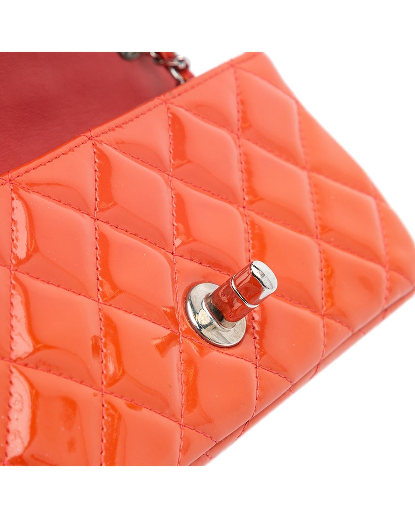 Extra Mini Rectangular Classic Patent Leather Crossbody Bag