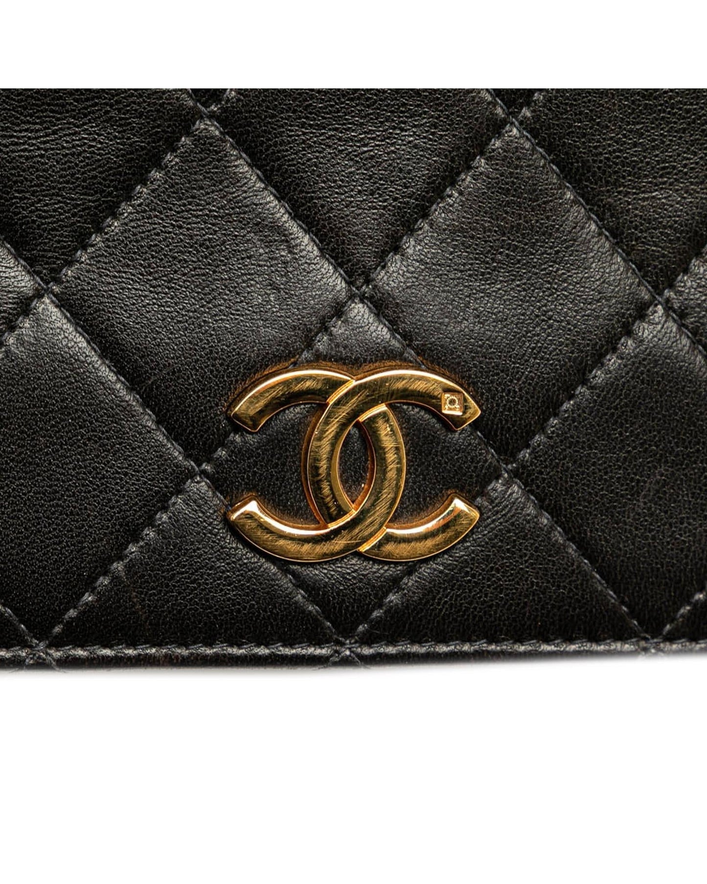 Mini Quilted Leather Full Flap Crossbody Bag