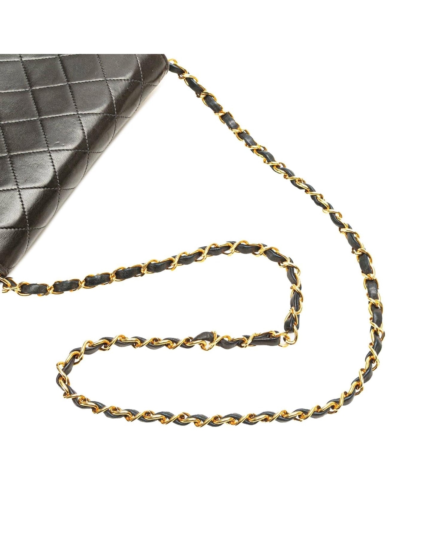 Mini Quilted Leather Full Flap Crossbody Bag
