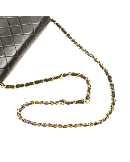 Mini Quilted Leather Full Flap Crossbody Bag