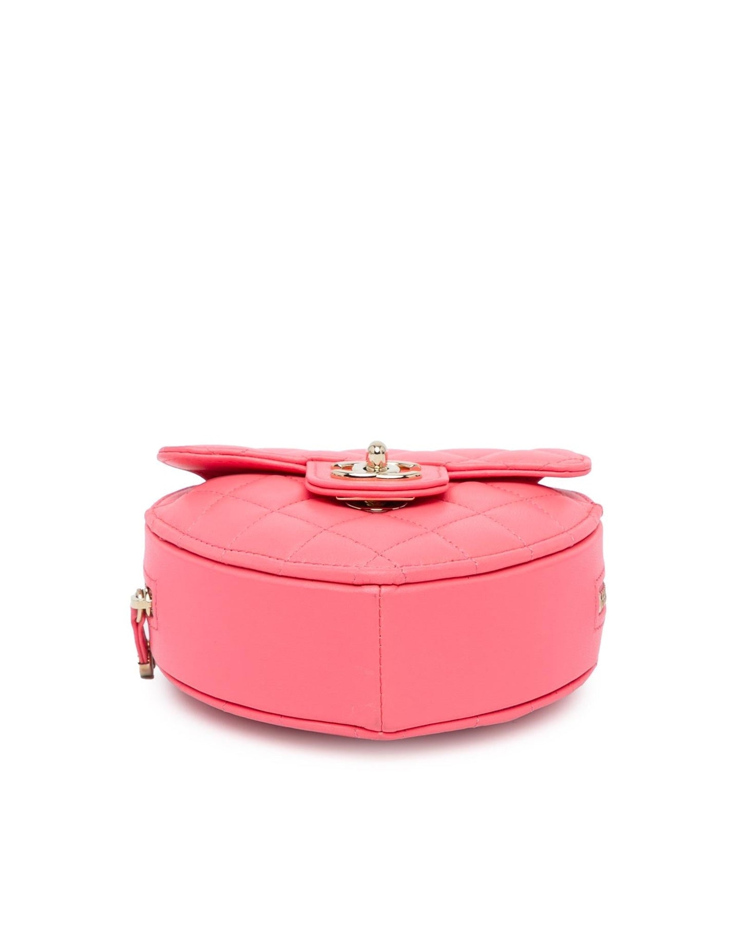 Mini Lambskin Heart Crossbody Bag with CC Turn-Lock Closure