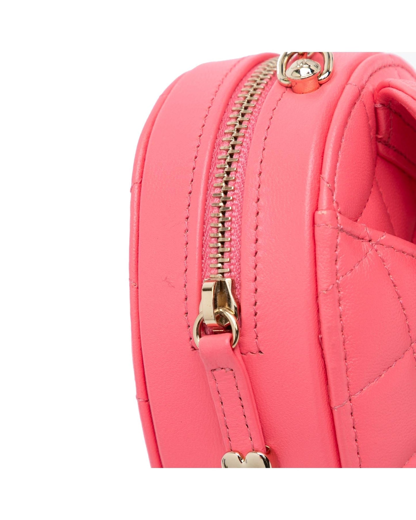 Mini Lambskin Heart Crossbody Bag with CC Turn-Lock Closure