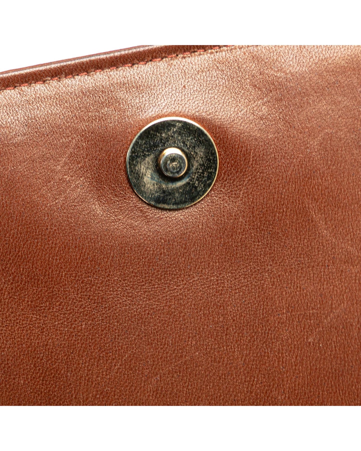 Quilted Lambskin Full Flap Crossbody Bag with Chain Strap