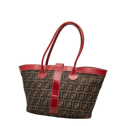 Fendi Tote Leather Red Tote Bag Style 14