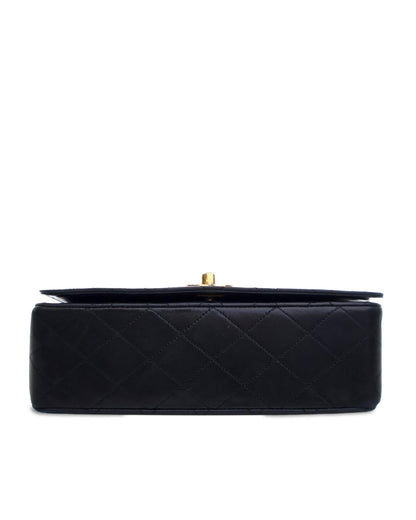 Quilted Lambskin Leather Crossbody Bag with CC Turnlock Closure