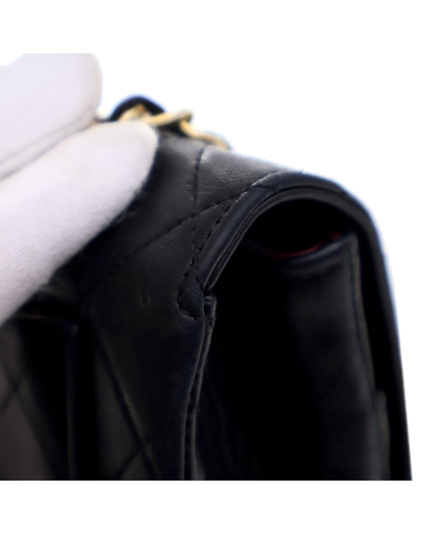 Quilted Lambskin Leather Crossbody Bag with CC Turnlock Closure