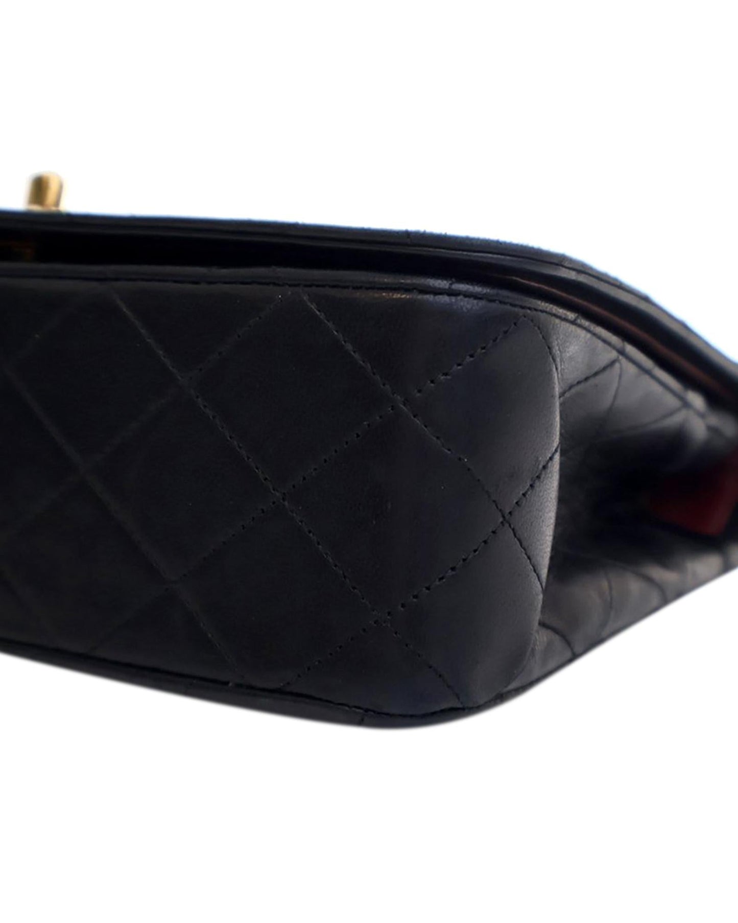 Quilted Lambskin Leather Crossbody Bag with CC Turnlock Closure