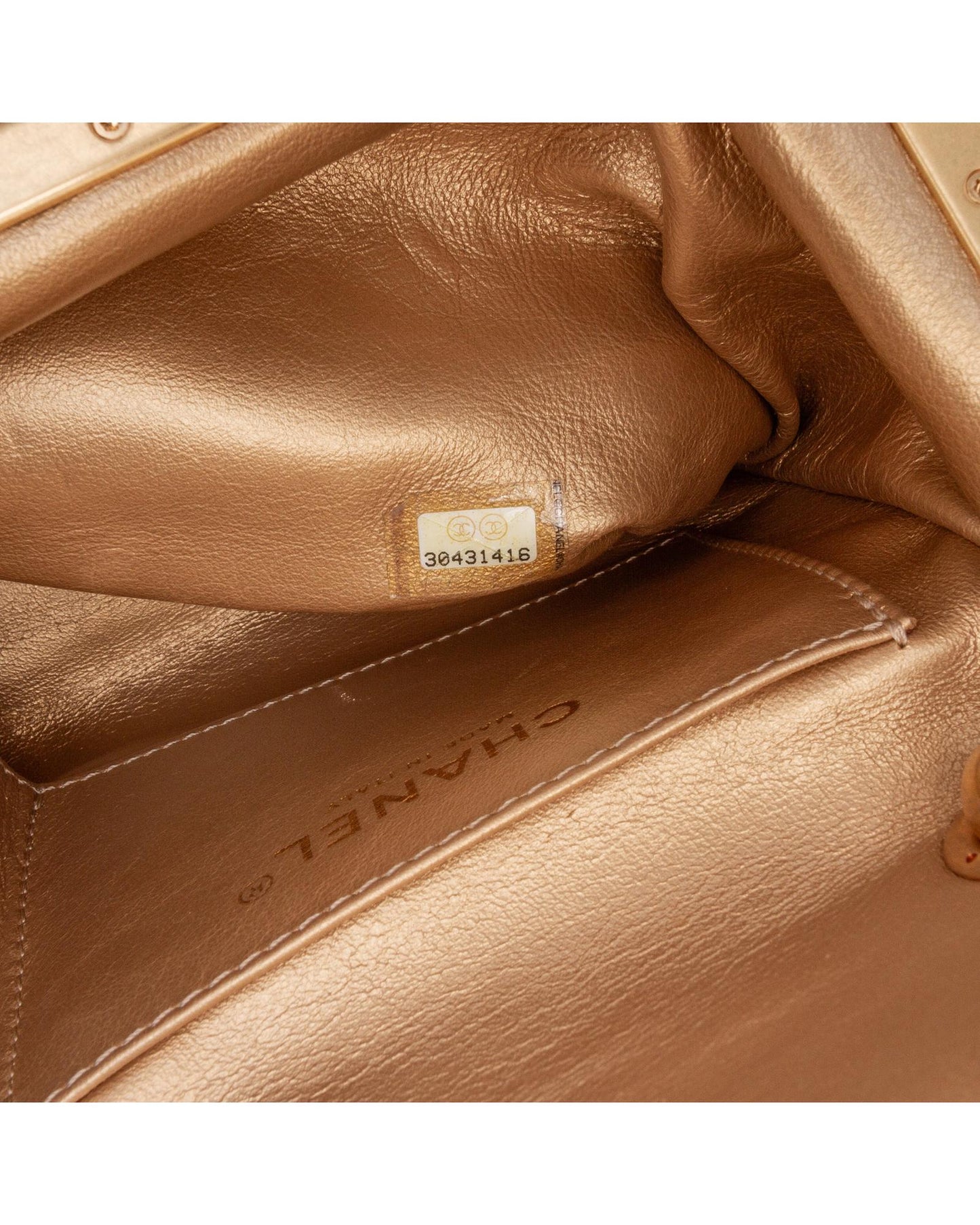 Quilted Lambskin Crossbody Vanity Bag