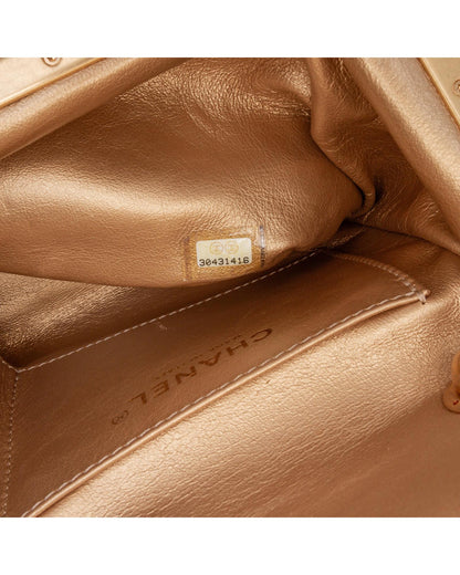 Quilted Lambskin Crossbody Vanity Bag