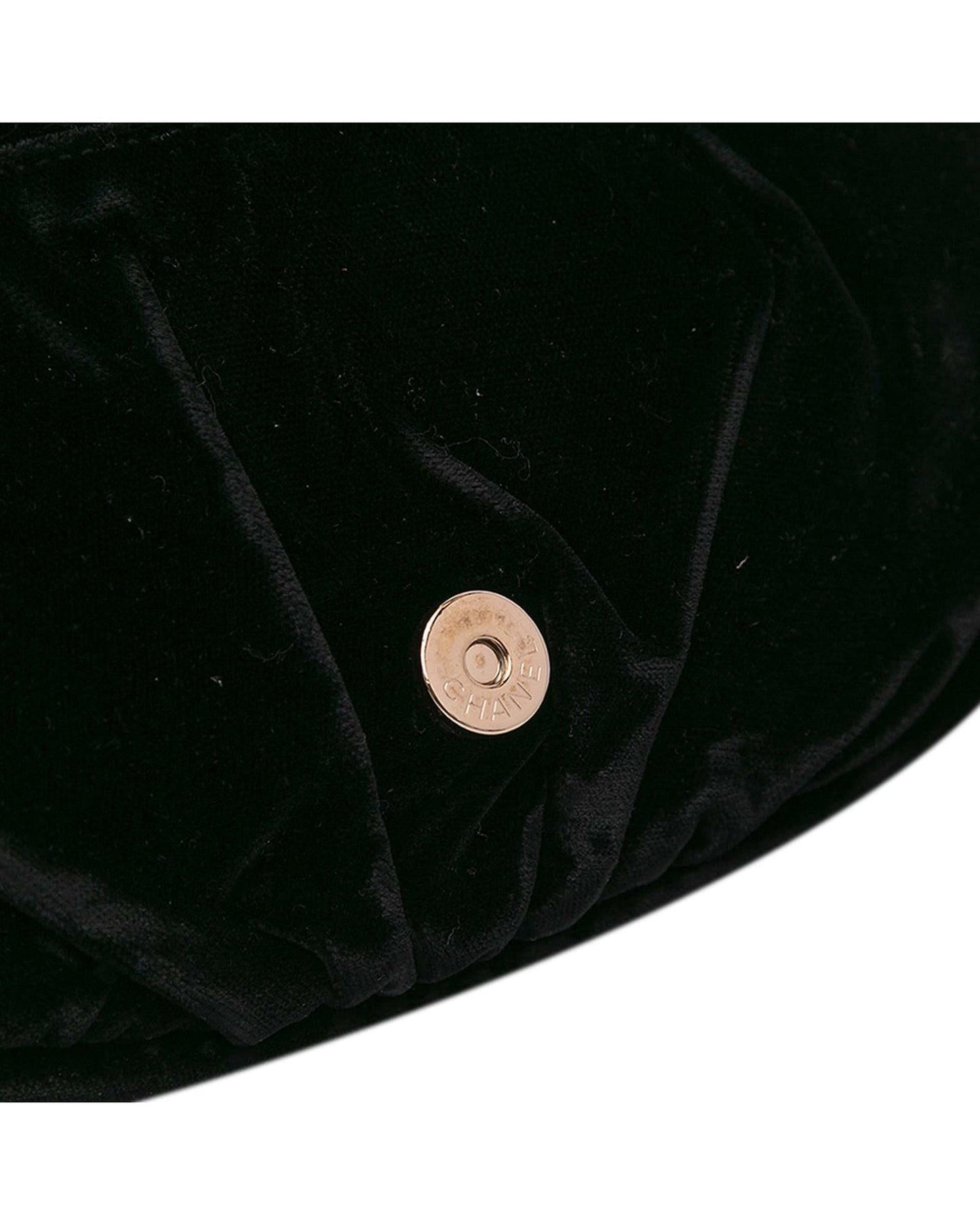 Velvet Half Moon Crossbody Wallet with Chain Strap