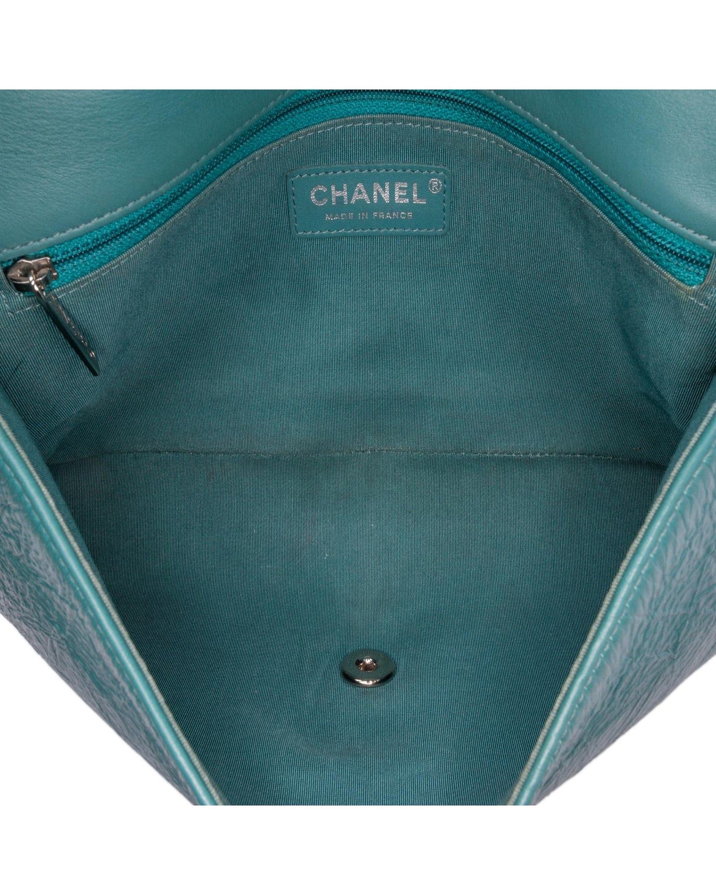 Medium Crumpled Calfskin Vintage Full Flap Crossbody Bag