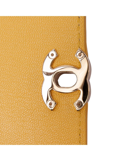 Quilted Goatskin Crossbody Bag with Leather-Woven Chain Strap